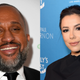Kenya Barris attends the 30th annual Producers Guild Awards on January 19, 2019; Eva Longoria attends EMILY’s List Brunch and Panel Discussion “Defining Women” on February 04, 2020.